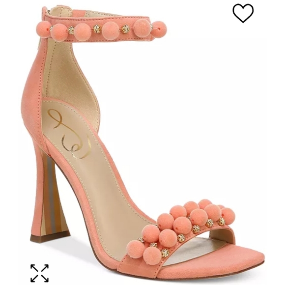 Sam Edelman Shoes - Sam Edelman Luella Embellished High Heel Sandals Canyon Clay -7.5